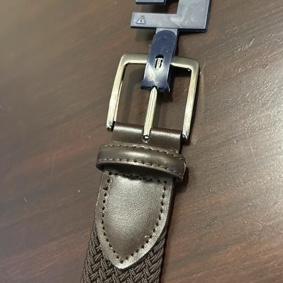 Denver Hayes Men's Woven Stretch Belt Brown New - Picture 7 of 11
